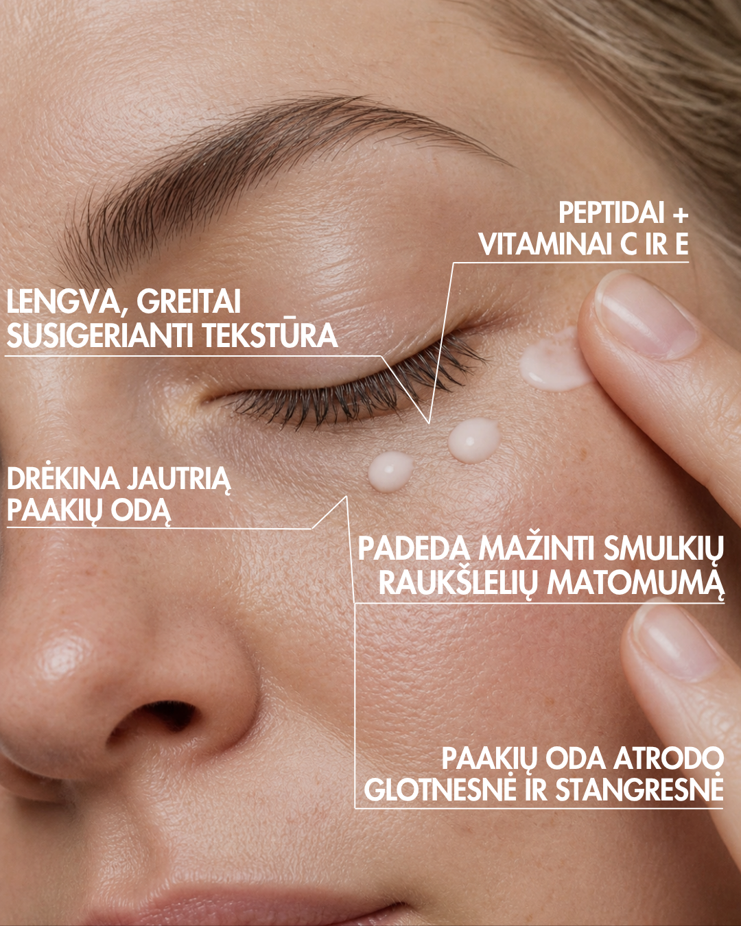 Peptide Anti-Age Paakių Kremas