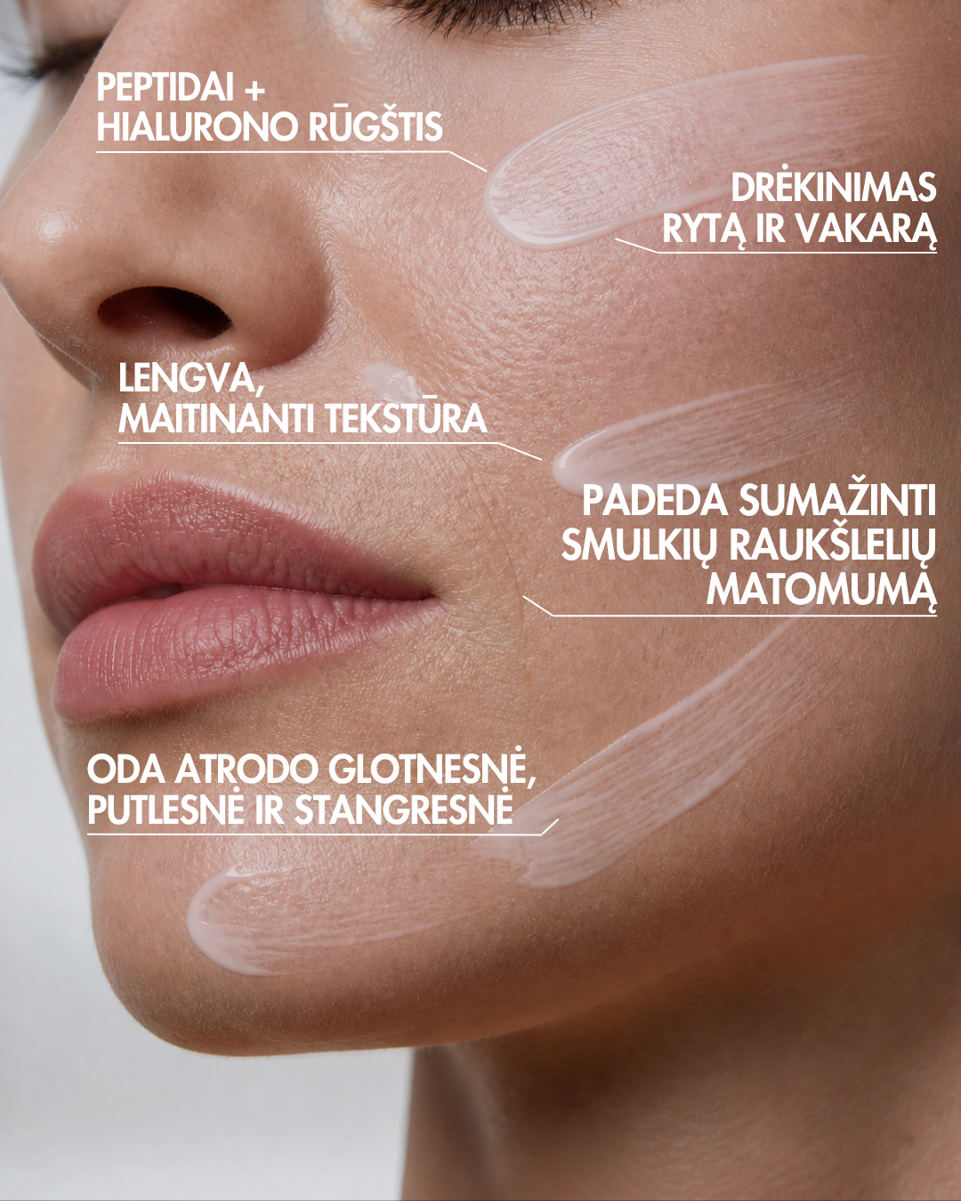 Peptide Anti-Age Veido Kremas